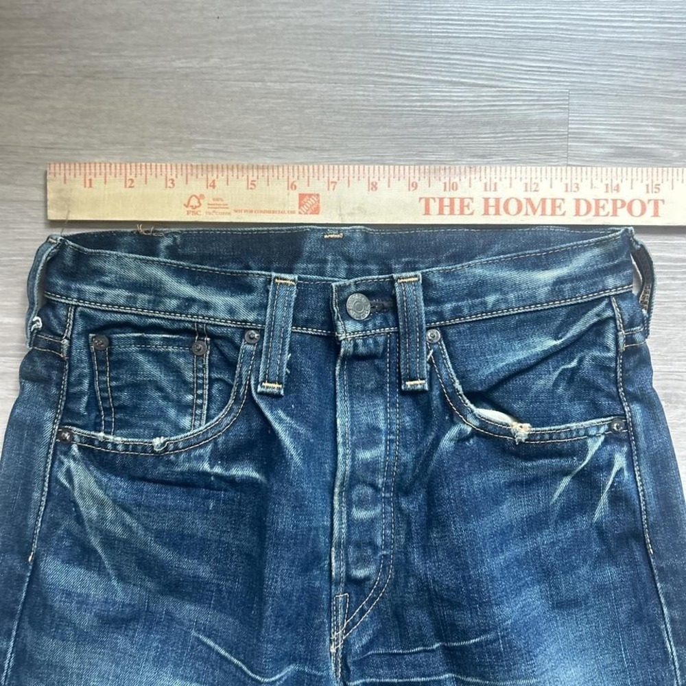 LEVIS Vintage 501 Big E Redline Selvedge Denim Jeans Japan (31x30/fits 29) - Picture 8 of 8